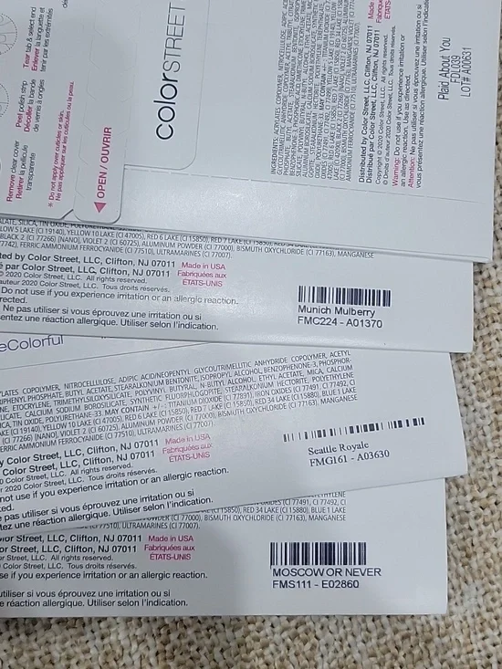 Color Street Nail Strips - - Picture 2 of 6